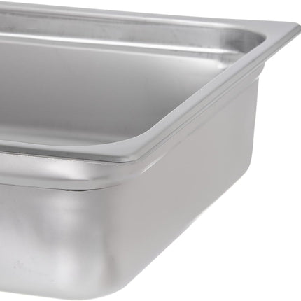 Carlisle FoodService Products Durapan Stainless Steel Steam Table Pan, Commercial Food Pan, Chafing Pan with Spoonable Corners for Catering, Buffets, Restaurants, 4 Inches Deep, Silver, (Pack of 6)