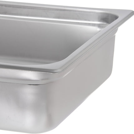 Carlisle FoodService Products Durapan Stainless Steel Steam Table Pan, Commercial Food Pan, Chafing Pan with Spoonable Corners for Catering, Buffets, Restaurants, 4 Inches Deep, Silver, (Pack of 6)