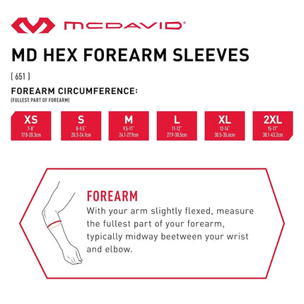 McDavid Neoprene Sleeve Rubber Outer Surface Padded Elbow, X-Small