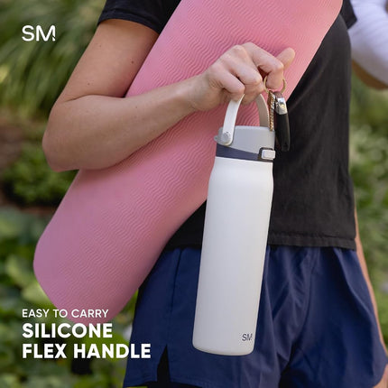 Simple Modern Insulated Sport Water Bottle with Chug Lid | 30oz, Wine