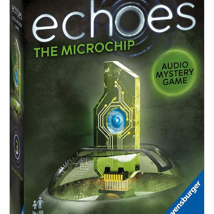 Ravensburger Echoes The Microchip - Immersive Audio Murder Mystery Party Game for Adults Age 14 Years Up - 1 to 6 Players