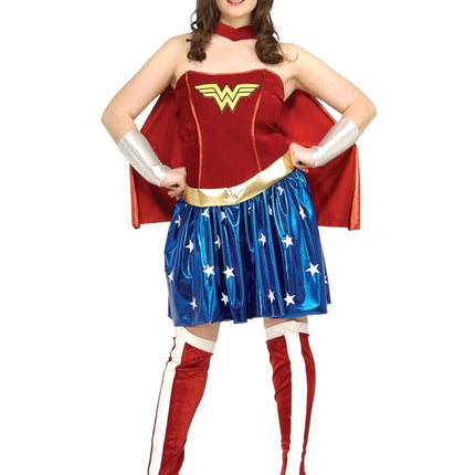 Rubies Official Wonder Woman Costume, Medium (6 -10), Reds