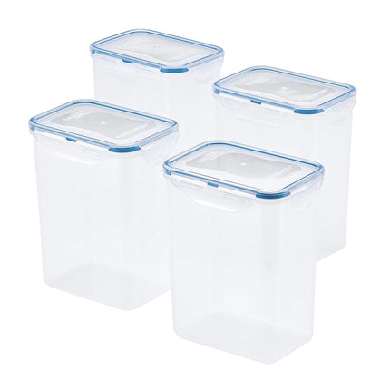 (Pack of 4) LOCK & LOCK Airtight Rectangular Tall 