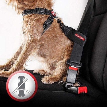 EzyDog Chest Plate Dog Harness - with Free Car Restraint - Best No Pull Harnesses for Small, Medium and Large Dogs - Custom Fit,Reflective, Easy Fit (L,Corduroy)