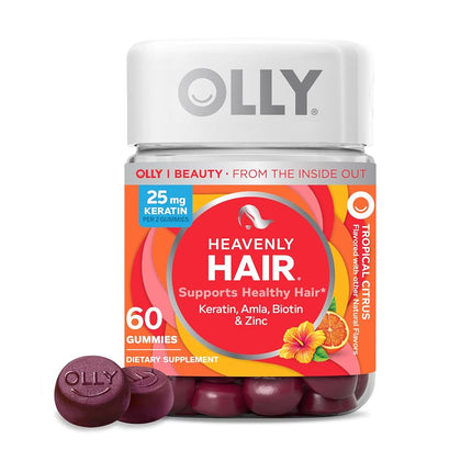 Olly Heavenly Hair Gummies, Supports Strong Health