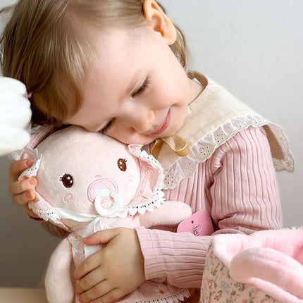 LeyaDoll Soft Plush Baby Doll Set 9'', First Baby Doll Accessories