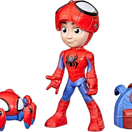 Hasbro Spidey and his Amazing Friends F2243 -SAF Hero Reveal Spidey And Trace E, F22435X1,Black,4.1 x 17.8 x 17.8 cm; 220 Grams