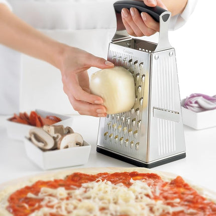 Cuisipro 4 Sided Stainless Steel Kitchen Box Grater
