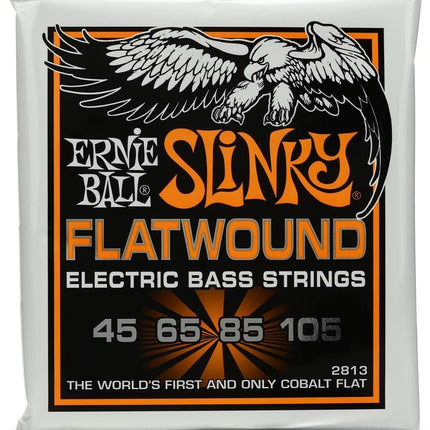 Ernie Ball Hybrid Slinky Flatwound Electric Bass Strings - 45-105 Gauge
