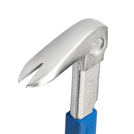 ESTWING Pro Claw Nail Puller - 12.5" Pry Bar with Forged Steel Construction & No-Slip Cushion Grip - PC300G