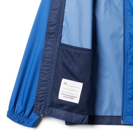 Columbia Boy's Glennaker Rain Jacket, Mountain Blue/Collegiate Navy, X-Large