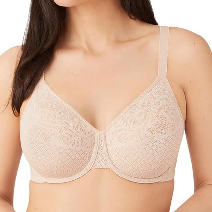 Wacoal Women's Visual Effects Underwired Minimiser Bra, Sand, 36C