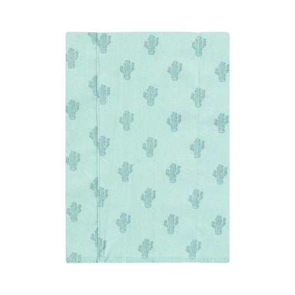 Hudson Baby Unisex Baby Cotton Flannel Burp Cloths, Desert Cactus 7-Pack, One Size