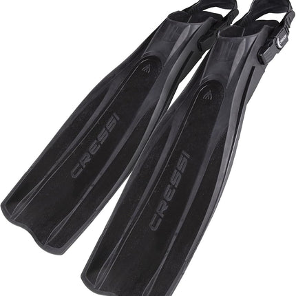 Cressi Prolight Fins - Black/Black, XX-Large