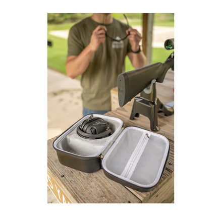 WALKER'S Weather-Resistant Durable Shockproof Dustproof EVA Scratch-Free Lining Protective Carrying Storage Case for Hunting Shooting Earmuff, Glasses & Accessories