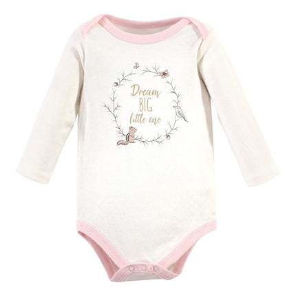 Bodysuits de Algodón Unisex para Bebé Hudson Baby, Diseño Sueño Bosque Encantado, 3-6 Meses