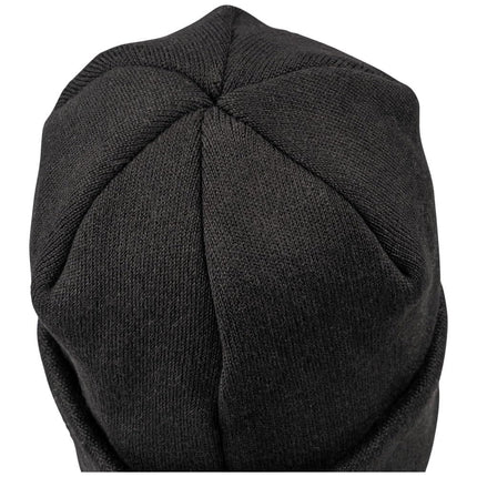 KLEIN TOOLS Heavy Knit Hat with Wide Cuff, Black, One Size Fits Most, Black, One Size