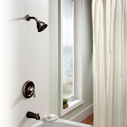 Moen 82910BRB Single Handle Posi-Temp Tub and Shower Valve Trim, Mediterranean Bronze