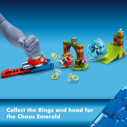 LEGO Sonic The Hedgehog Le Défi de la Sphère de Vitesse de Sonic 76990, Ensemble de Construction, Playset Sonic avec Lanceur de Sphère de Vitesse et 3 Figurines Sonic, Cadeau d'Anniversaire Amusant pour les Jeunes Fans de 6 Ans et Plus, M, 6427598