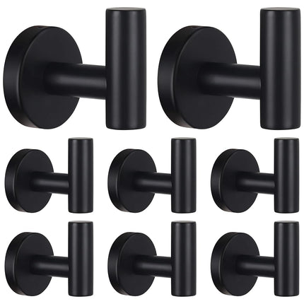 Robe Towel Hooks Coat Hook Bathroom Matte Black Wa