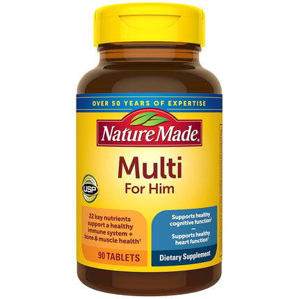 Nature Made Multi For Him Vitamin and Mineral, 90 