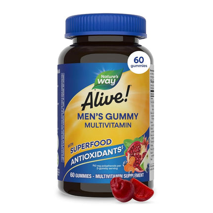 Nature's Way Alive! Men's Gummy Multivitamin, High