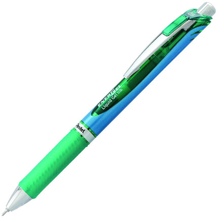 Pentel EnerGel Xm BLN75 0.5mm Green (Pack of 12)