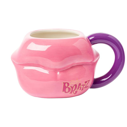 Silver Buffalo Bratz Lèvres Tasse Sculptée 3D en Céramique, 590 ml