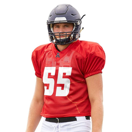 Champro Time Out Polyester Practice Football Jersey Scarlet