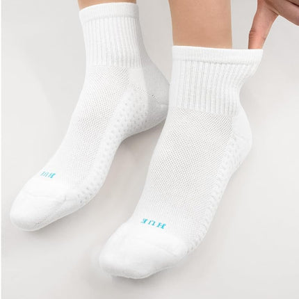 HUE Women's Air Sport 3 Pair Pack Mini Crew Socks, Nautical, One size