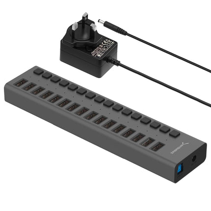 SABRENT Powered USB Hub, 16-Port USB 3.2 Docking S