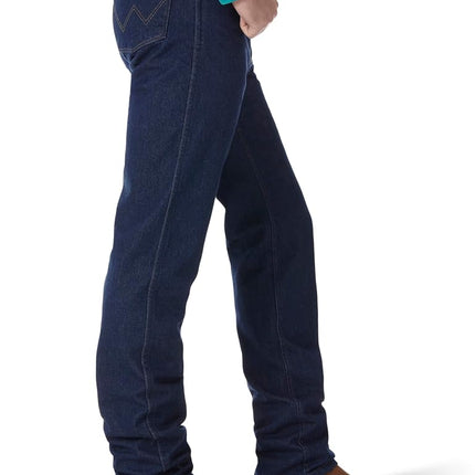 Wrangler Men's Premium Performance Cowboy Cut Regular Fit Jean, Navy, 33W x 30L