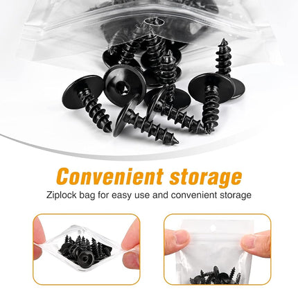 GOOACC 25 uds. tornillo Torx T25 M4.8×16 para guardabarros, protector contra salpicaduras, cubierta de parachoques compatible con Audi Volkswagen Skoda Porsche, OEM: #N90974701