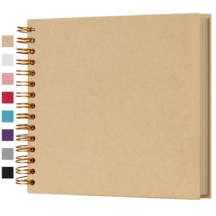 DIY Scrapbook Photo Album Hardcover Kraft Blank Pa