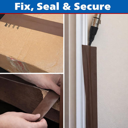 Real Premium Grade Gaffer Tape by GafferPower® - Made in the USA - 2 in X 30 yds – Heavy Duty Gaffer's Tape - Non-Reflective - Multipurpose - Better Than Duct Tape (Brown)