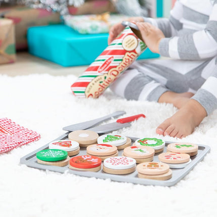 MaMeMi WOODEN SLICE AND BAKE CHRISTMAS COOKIE SET