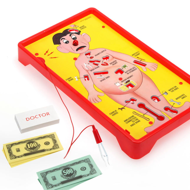 Juego de mesa electrónico Operation con cartas para niños de 6 años en adelante (exclusivo de Amazon)