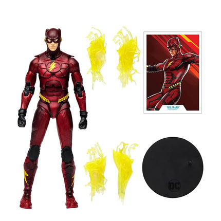 McFarlane Toys, DC Multiverse 7-inch The Flash Batman Costume Action Figure, Collectible DC The Flash Movie Figure with Unique Collector Character Card – Ages 12+