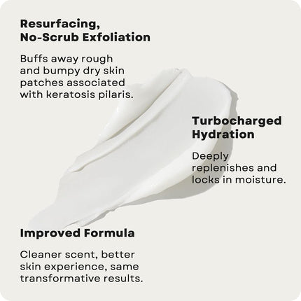 AmLactin KP Bumps Be Gone - Therapeutic Body Cream for Keratosis Pilaris - No-Scrub Exfoliator and Body Moisturizer for Dry Skin with 15% Lactic Acid AHA, 3 oz, Pack of 2 (Packaging May Vary)