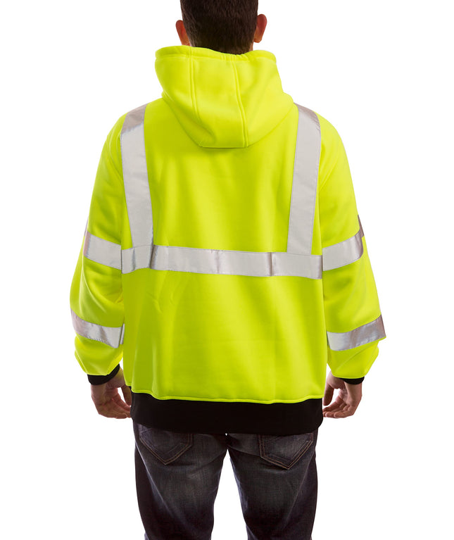 Sweat-shirt Classe 3 - Jaune-vert fluorescent