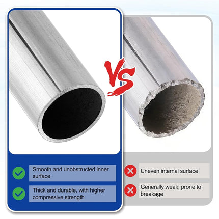uxcell 304 Stainless Steel Tube, 28mm OD 25mm ID 305mm Length Round Seamless Metal Straight Pipe 1.5mm Thickened Weldable Tubing for Industry DIY Projects(1.1" ODx0.98 IDx12 L)