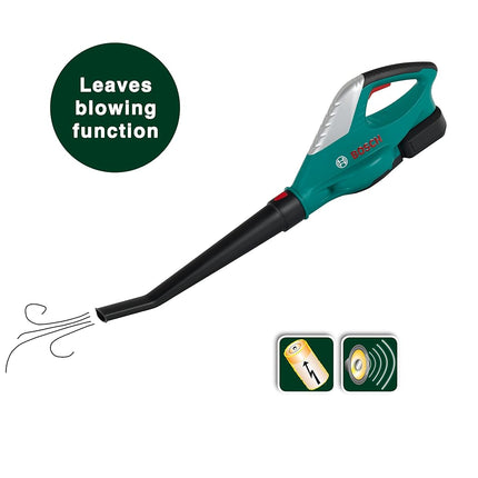 Theo Klein 2776 Bosch leaf blower I ideal-quality children's garden tool I with leaf blowing function and removable attachment I dimensions: 52 cm x 10 cm x 13 cm I Toys for children aged 3 and over