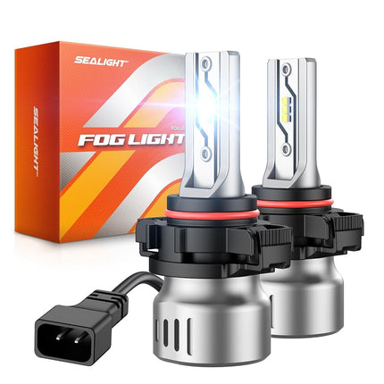 SEALIGHT 5202 LED Fog Light Bulbs, 10000LM Strong 