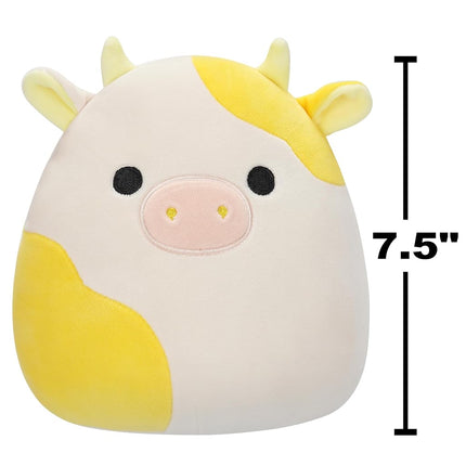Squishmallows Original 7.5-Inch - Bodie the Yellow and White Cow