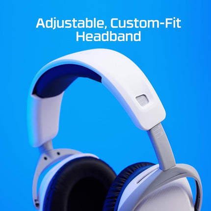 HyperX Cloud Stinger 2 – Casque gaming pour PlayStation | Confort signature | Serre-tête réglable | Filaire | Blanc