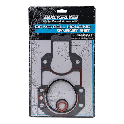 Quicksilver 94996Q2 Bell Housing Installation Gasket Kit for MerCruiser R, MR and Alpha One Gen II Drives