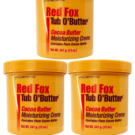 Red Fox Tub O' Butter Cocoa, Moisturizing Creme 10