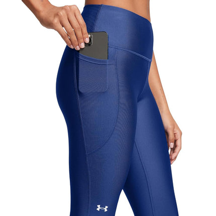 Under Armour Women's HG UA Armour Capri Tights, (432) Tech Blue/White, XS