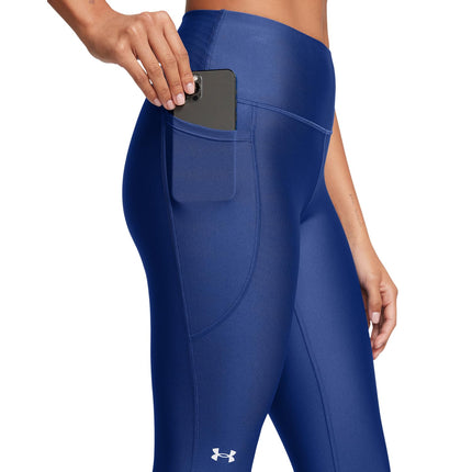 Under Armour Women's HG UA Armour Capri Tights, (432) Tech Blue/White, XS