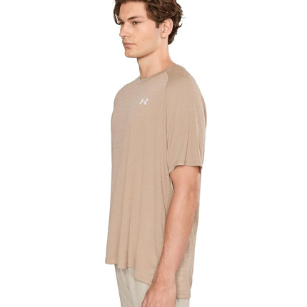 Under Armour - Mens Tech Textured Short Sleeve T-Shirt, Color City Khaki (300), Size: 4X-Large x Tall